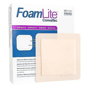 Curativo Foam Lite 10cm x 10cm Convatec - Absorção leve e Proteção de Ferida